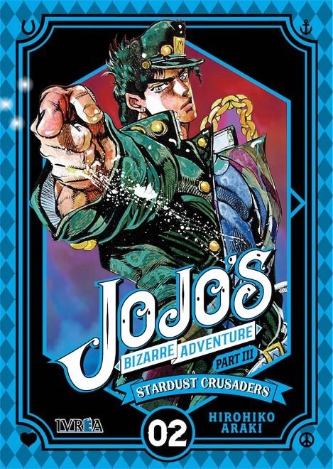 JOJO'S BIZARRE ADVENTURE PARTE 3: STARDUST CRUSADERS VOLUMEN 02 [RUSTICA] | ARAKI, HIROHIKO | Akira Comics  - libreria donde comprar comics, juegos y libros online