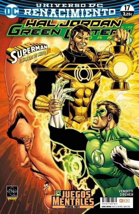 HAL JORDAN Y LOS GREEN LANTERN CORPS Nº17 / 72 (UNIVERSO DC RENACIMIENTO) | VENDITTI, ROBERT | Akira Comics  - libreria donde comprar comics, juegos y libros online