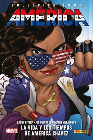 AMERICA TOMO 1: LA VIDA Y LOS TIEMPOS DE AMERICA CHAVEZ (COLECCION 100% MARVEL HC) [CARTONE] | QUINONES, JOE / RIVERA, GABBY | Akira Comics  - libreria donde comprar comics, juegos y libros online