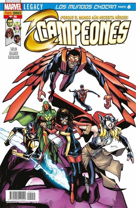 CAMPEONES Nº15 (MARVEL LEGACY) | Akira Comics  - libreria donde comprar comics, juegos y libros online