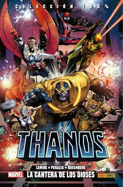 THANOS VOLUMEN 2: LA CANTERA DE LOS DIOSES (COLECCION 100% MARVEL HC) [CARTONE] | LEMIRE, JEFF / PERALTA, GERMAN | Akira Comics  - libreria donde comprar comics, juegos y libros online