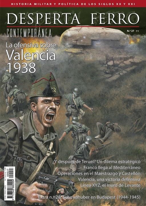 DESPERTA FERRO CONTEMPORANEA Nº27: LA OFENSIVA SOBRE VALENCIA 1938 (REVISTA) | Akira Comics  - libreria donde comprar comics, juegos y libros online