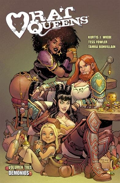RAT QUEENS VOL.3: DEMONIOS [RUSTICA] | WIEBE, KURTIS J. / FOWLER, TESS | Akira Comics  - libreria donde comprar comics, juegos y libros online