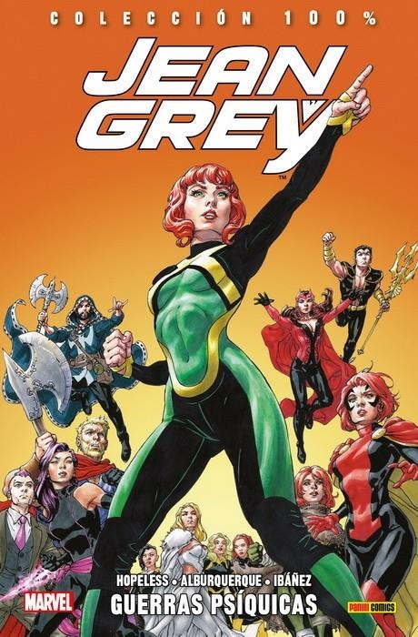 JEAN GREY VOL.02: GUERRAS PSIQUICAS (COLECCION 100% MARVEL) [RUSTICA] | TOLIBAO / IBAÑEZ / HOPELESS | Akira Comics  - libreria donde comprar comics, juegos y libros online