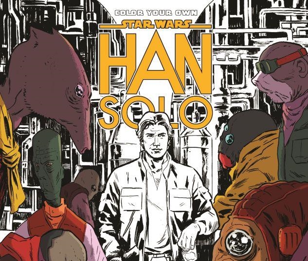 COLOR YOUR OWN HAN SOLO (LIBRO PARA COLOREAR) [RUSTICA] | Akira Comics  - libreria donde comprar comics, juegos y libros online