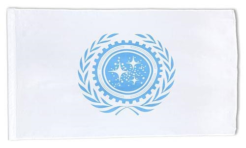 STAR TREK: BANDERA "UNITED FEDERATION OF PLANETS FLAG" (60 CM X 36 CM) [TELA] | Akira Comics  - libreria donde comprar comics, juegos y libros online