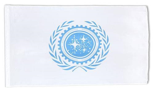 STAR TREK: BANDERA "UNITED FEDERATION OF PLANETS FLAG" (60 CM X 36 CM) [TELA] | Akira Comics  - libreria donde comprar comics, juegos y libros online