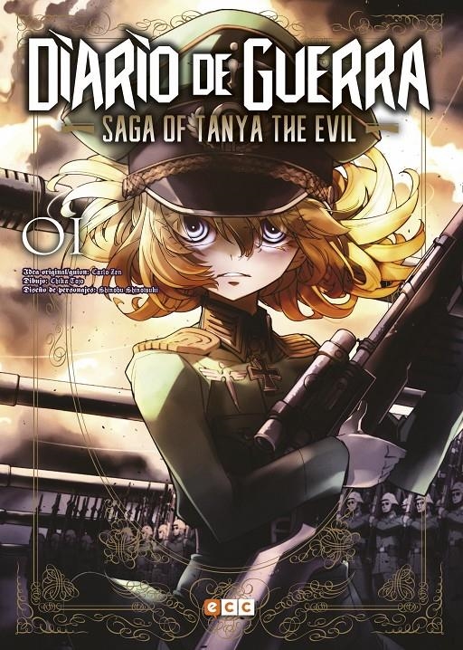 DIARIO DE GUERRA: SAGA OF TANYA THE EVIL Nº01 [RUSTICA] | ZEN, CARLO | Akira Comics  - libreria donde comprar comics, juegos y libros online