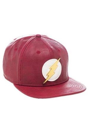 GORRA DE BEISBOL DC: FLASH LOGO (COLOR ROJO IMITACION CUERO) | Akira Comics  - libreria donde comprar comics, juegos y libros online