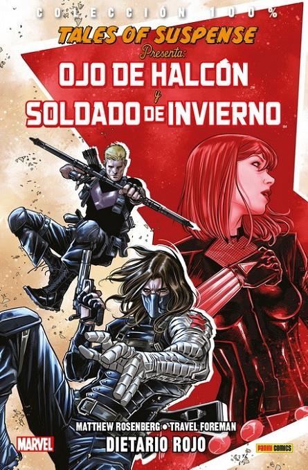 TALES OF SUSPENSE PRESENTA: OJO DE HALCON Y SOLDADO DE INVIERNO DIETARIO ROJO [RUSTICA] | ROSENBERG, MATTHEW / FOREMAN, TRAVEL | Akira Comics  - libreria donde comprar comics, juegos y libros online