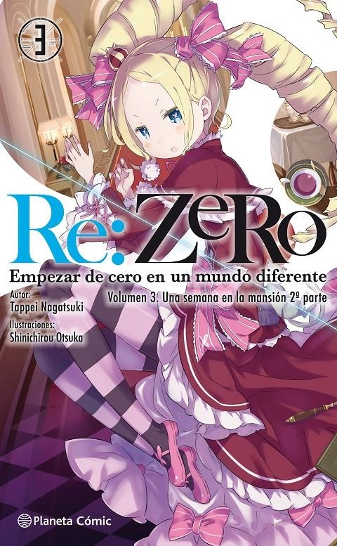 RE:ZERO NOVELA 03: UNA SEMANA EN LA MANSION (2ª PARTE) [RUSTICA] | NAGATSUKI, TAPPEI | Akira Comics  - libreria donde comprar comics, juegos y libros online