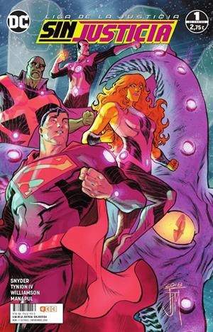 LIGA DE LA JUSTICIA: SIN JUSTICIA Nº01 (1 DE 4) | Akira Comics  - libreria donde comprar comics, juegos y libros online