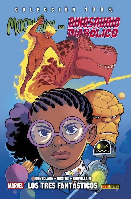 MOON GIRL Y DINOSAURIO DIABOLICO VOL.5: LOS TRES FANTASTICOS (COLECCION 100% MARVEL HC) [CARTONE] | REEDER HARLEY / MONTCLARE / BUSTOS | Akira Comics  - libreria donde comprar comics, juegos y libros online