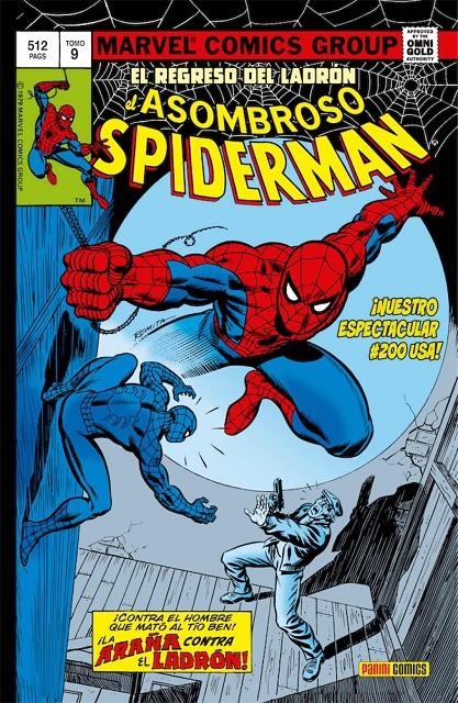 ASOMBROSO SPIDERMAN VOLUMEN 09 EL REGRESO DEL LADRON (182-202 USA) MARVEL GOLD [CARTONE] | BYRNE, JOHN / MANTLO, BILL | Akira Comics  - libreria donde comprar comics, juegos y libros online