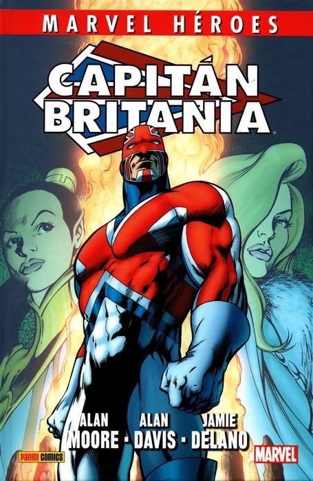 MARVEL HEROES: CAPITAN BRITANIA [CARTONE] | MOORE / DAVIS / DELANO | Akira Comics  - libreria donde comprar comics, juegos y libros online
