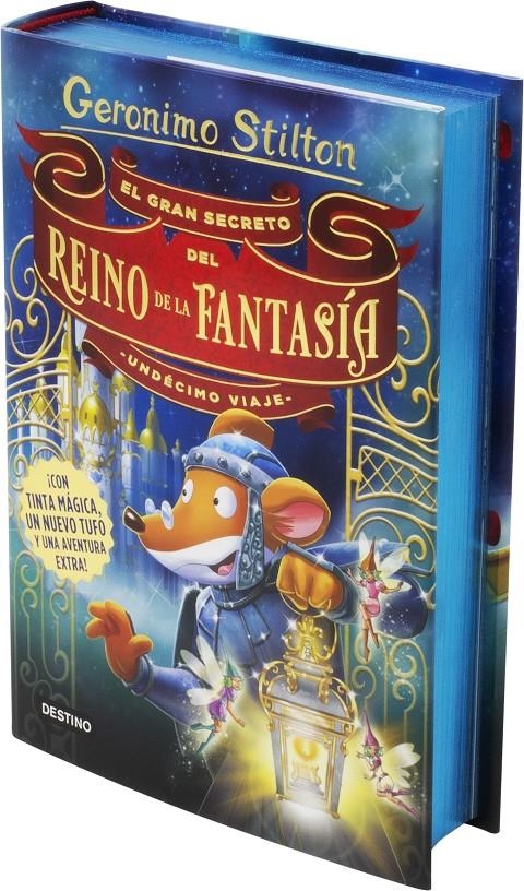 GERONIMO STILTON: EL GRAN SECRETO DEL REINO DE LA FANTASIA (UNDECIMO VIAJE) [CARTONE] | STILTON, GERONIMO | Akira Comics  - libreria donde comprar comics, juegos y libros online