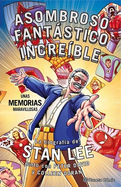 ASOMBROSO, FANTASTICO, INCREIBLE: BIOGRAFIA DE STAN LEE [CARTONE] | DORAN, COLLEEN / DAVID, PETER | Akira Comics  - libreria donde comprar comics, juegos y libros online