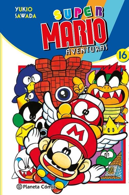 SUPER MARIO AVENTURAS Nº16 [RUSTICA] | SAWADA, YUKIO | Akira Comics  - libreria donde comprar comics, juegos y libros online