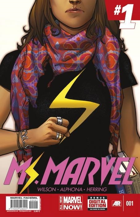 MARVEL FACSIMIL Nº03: MS. MARVEL Nº01 [GRAPA] | Akira Comics  - libreria donde comprar comics, juegos y libros online