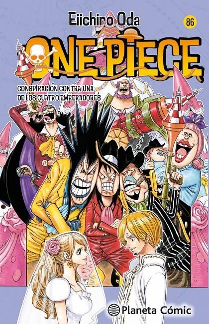 ONE PIECE Nº086: CONSPIRACION CONTRA UNA DE LOS CUATRO EMPERADORES [RUSTICA] | ODA, EIICHIRO | Akira Comics  - libreria donde comprar comics, juegos y libros online