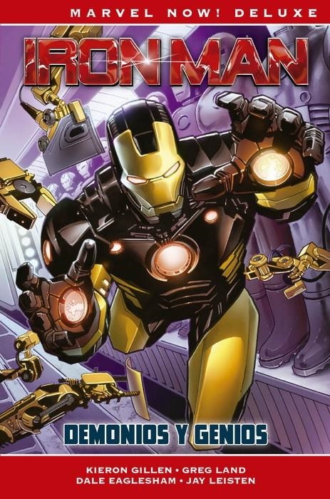 MARVEL NOW! DELUXE: IRON MAN DE KIERON GILLEN VOLUMEN 1: DEMONIOS Y GENIOS [CARTONE] | LAND / GILLEN  | Akira Comics  - libreria donde comprar comics, juegos y libros online