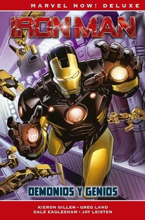 MARVEL NOW! DELUXE: IRON MAN VOL.01, DEMONIOS Y GENIOS [CARTONE] | GILLEN, KIERON   | Akira Comics  - libreria donde comprar comics, juegos y libros online