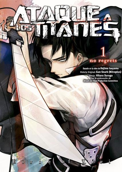 ATAQUE A LOS TITANES: NO REGRETS Nº01 (COLOR) [RUSTICA] | ISAYAMA, HAJIME / SURUGA | Akira Comics  - libreria donde comprar comics, juegos y libros online