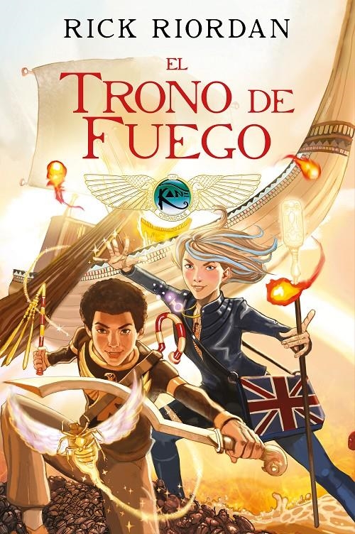 TRONO DE FUEGO, EL (COMIC LAS CRONICAS DE LOS KANE 2) [CARTONE] | RIORDAN, RICK | Akira Comics  - libreria donde comprar comics, juegos y libros online