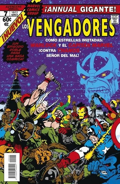 MARVEL FACSIMIL Nº04: VENGADORES ANUAL Nº7 (THANOS) [GRAPA] | Akira Comics  - libreria donde comprar comics, juegos y libros online