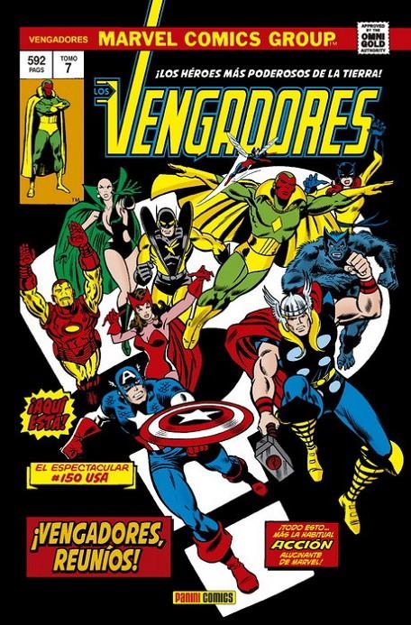 MARVEL GOLD VENGADORES VOL.7: ¡VENGADORES, REUNIOS! (137-163 USA) [CARTONE] | PEREZ / SHOOTER / ENGLEHART | Akira Comics  - libreria donde comprar comics, juegos y libros online