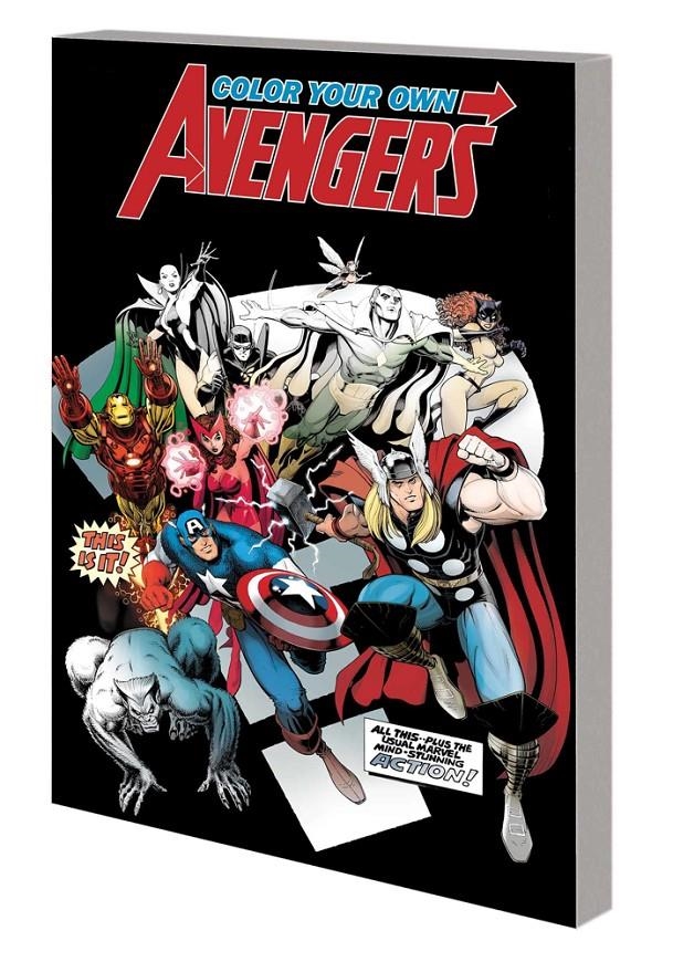 COLOR YOUR OWN AVENGERS (LIBRO PARA COLOREAR) [RUSTICA] | Akira Comics  - libreria donde comprar comics, juegos y libros online