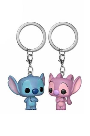 POP! POCKET LLAVERO LILO & STITCH: STITCH & ANGEL (PACK DE 2) 4 CM PVC [CAJA] | Akira Comics  - libreria donde comprar comics, juegos y libros online