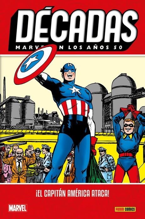 DECADAS VOLUMEN 2: MARVEL EN LOS AÑOS 50: EL CAPITAN AMERICA ATACA [CARTONE] | LEE, STAN / CHAYKIN, HOWARD  | Akira Comics  - libreria donde comprar comics, juegos y libros online