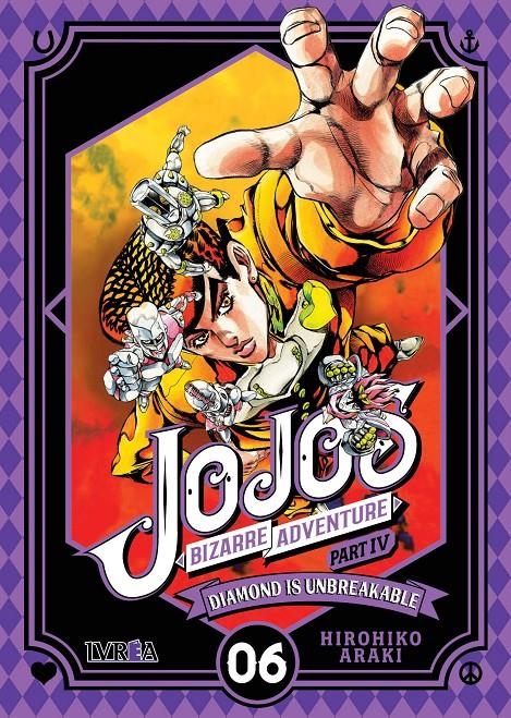 JOJO'S BIZARRE ADVENTURE PARTE 4: DIAMOND IS UNBREAKABLE VOLUMEN 06 [RUSTICA] | ARAKI, HIROHIKO | Akira Comics  - libreria donde comprar comics, juegos y libros online