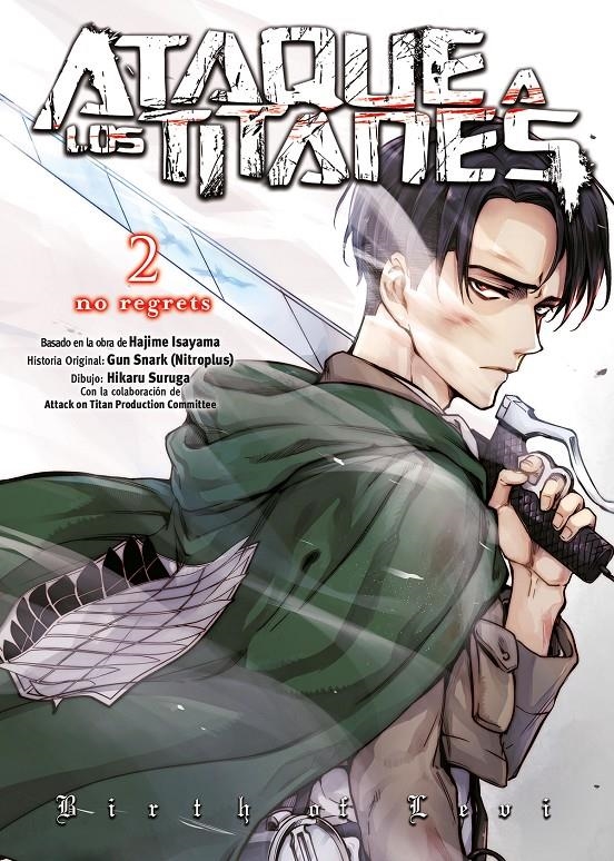 ATAQUE A LOS TITANES: NO REGRETS Nº02 (COLOR) [RUSTICA] | ISAYAMA, HAJIME / SURUGA | Akira Comics  - libreria donde comprar comics, juegos y libros online