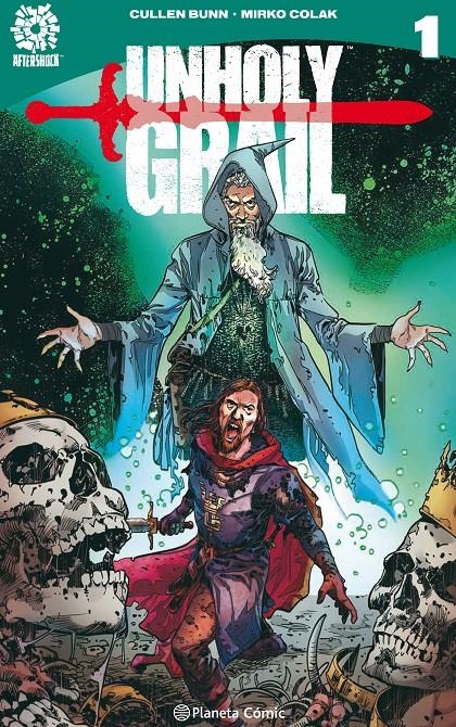 AFTERSHOCK: UNHOLY GRAIL Nº01 EL ASIENTO PELIGROSO [CARTONE] | BUNN, CULLEN | Akira Comics  - libreria donde comprar comics, juegos y libros online