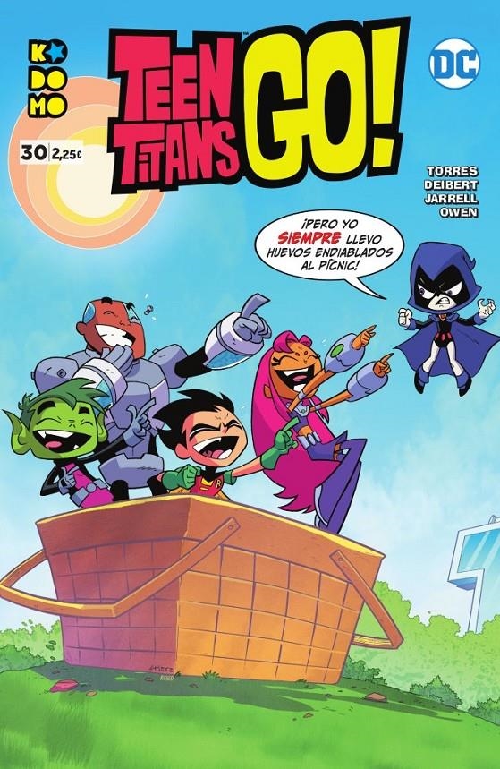 TEEN TITANS GO! Nº30 | DEIBERT, AMANDA / OWEN, ERICH | Akira Comics  - libreria donde comprar comics, juegos y libros online