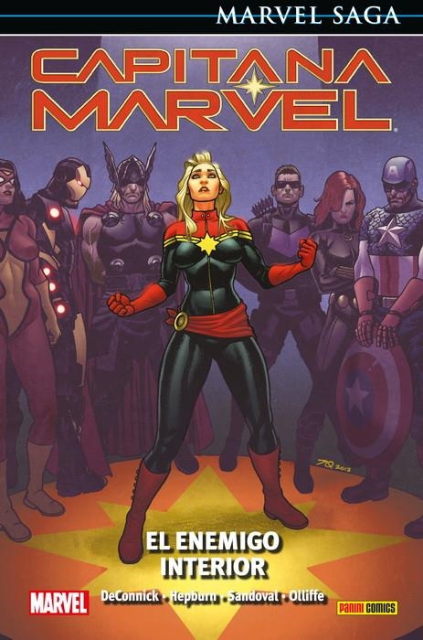 MARVEL SAGA VOL.087: CAPITANA MARVEL 3 EL ENEMIGO INTERIOR [CARTONE] | ANDRADE, FILIPE / DECONNICK, KELLY SUE | Akira Comics  - libreria donde comprar comics, juegos y libros online