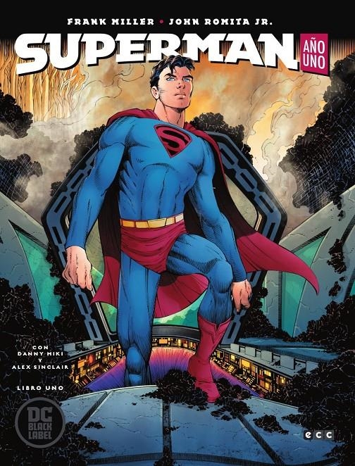 SUPERMAN: AÑO UNO LIBRO UNO (EDICION BLACK LABEL) [CARTONE] | MILLER, FRANK / ROMITA JR, JOHN | Akira Comics  - libreria donde comprar comics, juegos y libros online