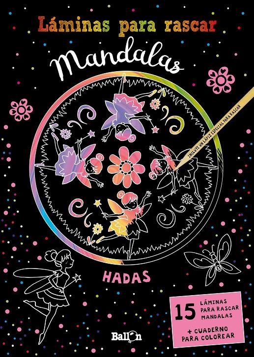 LAMINAS PARA RASCAR MANDALAS: HADAS [RUSTICA] | BALLON | Akira Comics  - libreria donde comprar comics, juegos y libros online