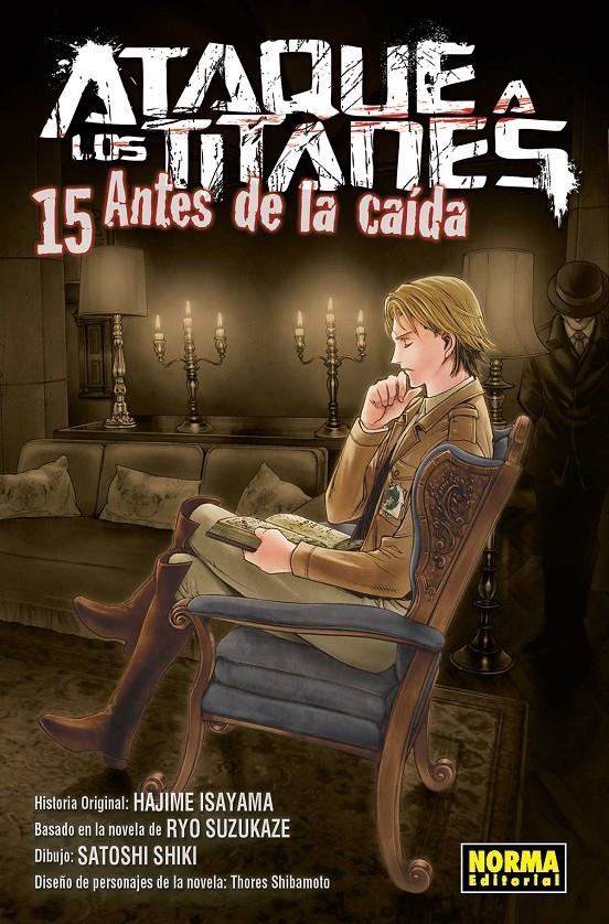 ATAQUE A LOS TITANES: ANTES DE LA CAIDA Nº15 [RUSTICA] | ISAYAMA, HAJIME / SHIKI, SATOSHI | Akira Comics  - libreria donde comprar comics, juegos y libros online