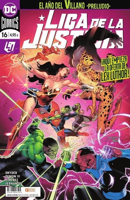 LIGA DE LA JUSTICIA Nº094 / 16 (UNIVERSO DC RENACIMIENTO) | SNYDER, SCOTT / TYNION IV, JAMES | Akira Comics  - libreria donde comprar comics, juegos y libros online