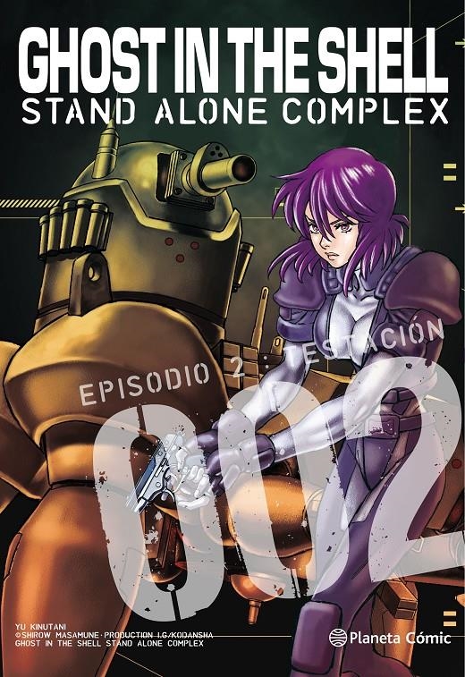 GHOST IN THE SHELL: STAND ALONE COMPLEX Nº02 (2 DE 5) [RUSTICA] | SHIROW, MASAMUNE / KINUTANI, YU | Akira Comics  - libreria donde comprar comics, juegos y libros online