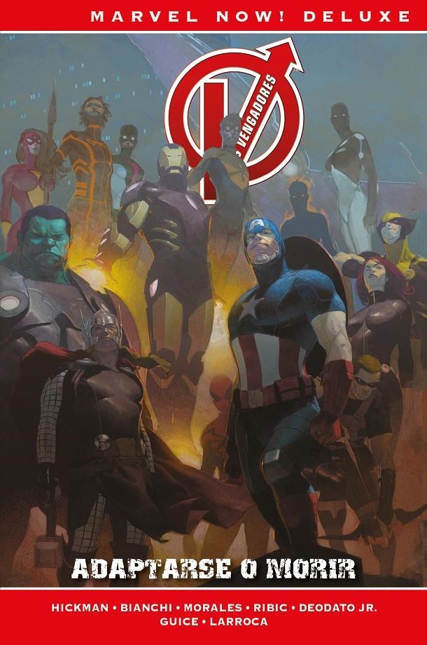 MARVEL NOW! DELUXE: VENGADORES DE JONATHAN HICKMAN VOL.05 ADAPTARSE O MORIR [CARTONE] | HICKMAN, JONATHAN / BIANCHI | Akira Comics  - libreria donde comprar comics, juegos y libros online
