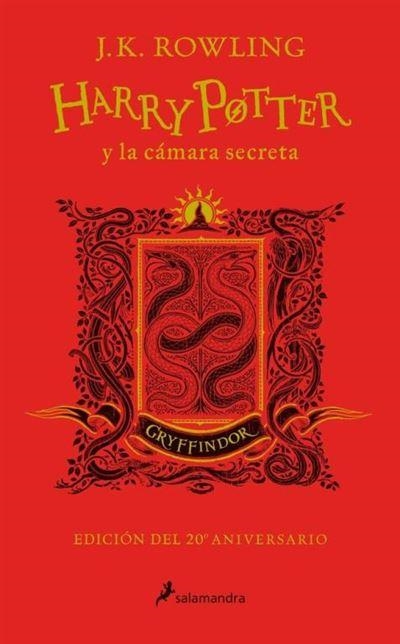 HARRY POTTER Y LA CAMARA SECRETA (EDICION GRYFFINDOR DEL 20º ANIVERSARIO) [CARTONE] | ROWLING, J. K. | Akira Comics  - libreria donde comprar comics, juegos y libros online