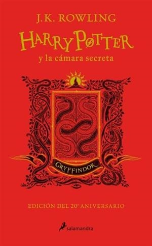 HARRY POTTER Y LA CAMARA SECRETA (EDICION GRYFFINDOR DEL 20º ANIVERSARIO) [CARTONE] | ROWLING, J. K. | Akira Comics  - libreria donde comprar comics, juegos y libros online