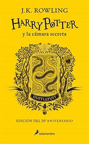 HARRY POTTER Y LA CAMARA SECRETA (EDICION HUFFLEPUFF DEL 20º ANIVERSARIO) [CARTONE] | ROWLING, J. K. | Akira Comics  - libreria donde comprar comics, juegos y libros online