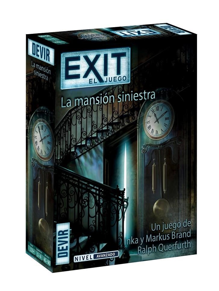 EXIT EL JUEGO: LA MANSION SINIESTRA (NIVEL AVANZADO) [JUEGO] | INKA/ MARKUS BRAND | Akira Comics  - libreria donde comprar comics, juegos y libros online