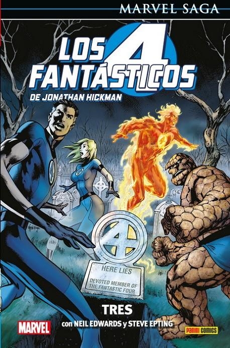 MARVEL SAGA VOL.096: LOS 4 FANTASTICOS DE JONATHAN HICKMAN 3 TRES [CARTONE] | HICKMAN / EDWARDS / EPTING | Akira Comics  - libreria donde comprar comics, juegos y libros online