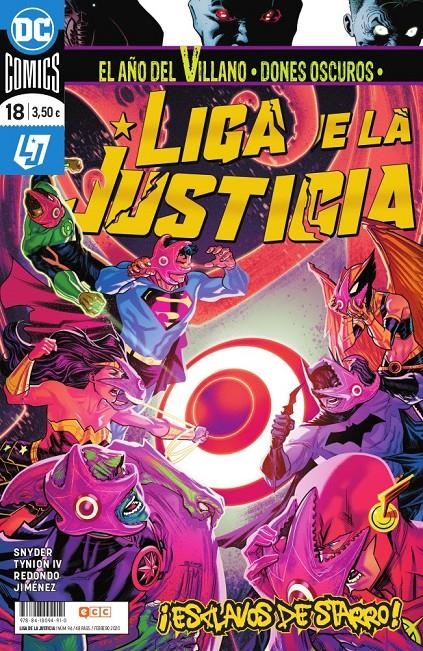 LIGA DE LA JUSTICIA Nº096 / 18 (EL AÑO DEL VILLANO, DONES OSCUROS) | TYNION IV, JAMES / REDONDO, BRUNO | Akira Comics  - libreria donde comprar comics, juegos y libros online